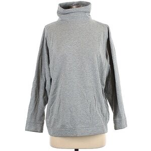 Zara Gray Turtleneck Sweatshirt Size Small